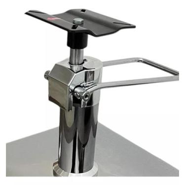 Imagem de Base Hidráulica Para Cadeira De Cabeleireiro Quadrada - Moveis e compa