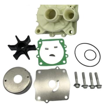 Imagem de Kit de reparo do impulsor da bomba d'água 6E5-W0078 com carcaça para motor de popa de 2 tempos de 115 a 130 HP (6E5-44352)