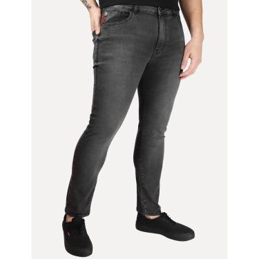 Imagem de Calça Ellus Jeans Masculina Skinny Sprouting Black Stone Preta-Masculino