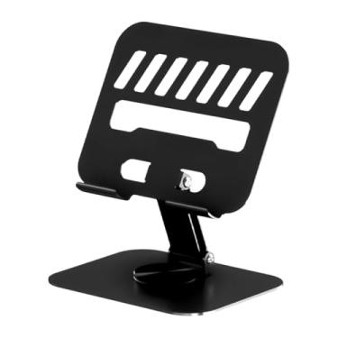 Imagem de Suporte para tablet – suporte de elevação para tablet, suporte antiderrapante para mesa com base giratória de 360° para quarto, escritório, dormitório