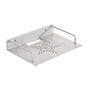 Imagem de Ysyqkn Suporte de Parede para Prateleira Flutuante, Prateleira Suspensa para DVD Player, Jogos E Casa, Prata, 28.5x24cm