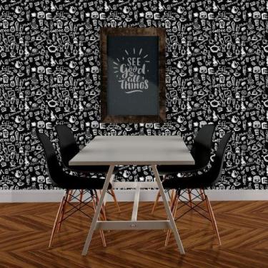Imagem de Papel De Parede Casual Coffee Auto Colante 3M - Artetik Digital
