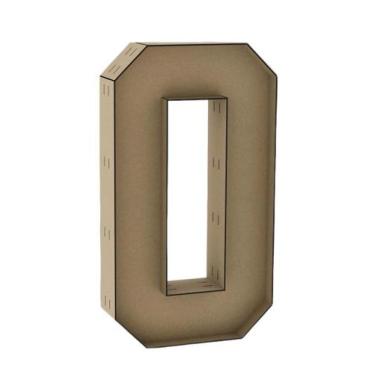 Imagem de Letra Caixa Grande O Mdf 70Cm De Altura Decoração Festa - Doce Arte Em