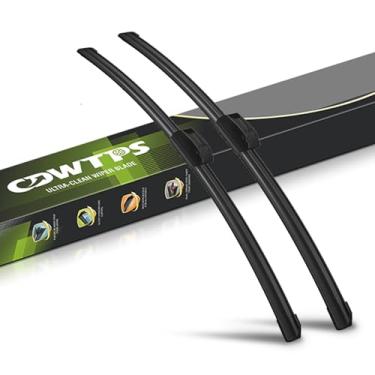 Imagem de CDWTPS Limpador de Para-Brisa para Kia Forte 2019-2021｜Forte 5 2020-2021｜K5 2021｜K900 2019-2020｜Niro 2017-2020｜Niro Ev 2019-2020｜Rio 2012-2020,26"+16" Palhetas de Limpador de Para-Brisa Dianteiro de S