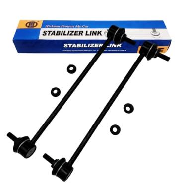 Imagem de XCPMC K80878 Kit de elos de extremidade da barra estabilizadora dianteira K750719 2 peças esquerda e direita K90433 para Toyota Corolla 03-19 03-14 Matrix 01-09 Prius 03-10 Pontiac Vibe K80230 12 mm