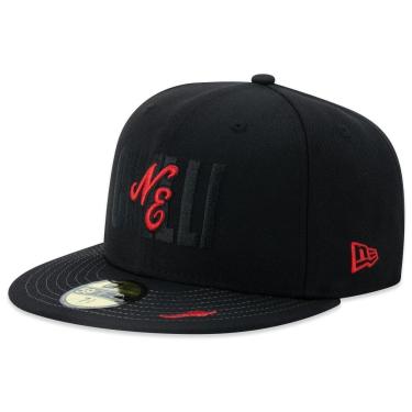 Imagem de Boné New Era 59FIFTY X Chilli Beans Preto-Masculino