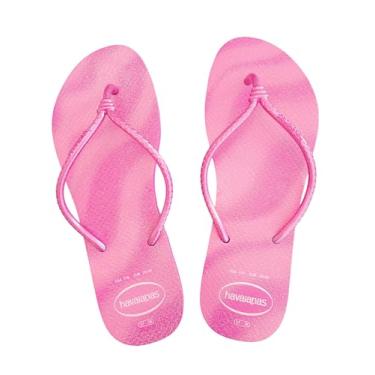 Imagem de Chinelo Havaianas Tube Gloss Feminino - Cor Rosa Gum - Tamanho 35/36