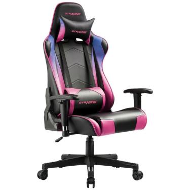 Imagem de GTRACING Gaming Chair Racing Office Computer Ergonomic Video Game Chair Backrest and Seat Height Adjustable Swivel Recliner with Headrest