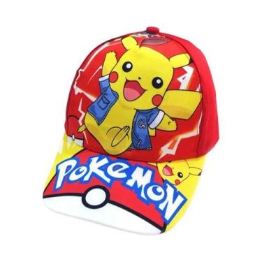 Imagem de Boné De Beisebol De Algodão Com Rede Para Crianças Pokémon Charmander 