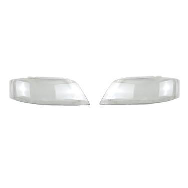 Imagem de Tampa do farol dianteiro compatível com Audi A6 C5 1999-2002 Tampa transparente do farol Shell Lente transparente de vidro Substituir abajur primário(2PCS left and right)