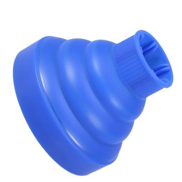 Imagem de Naroote Difusor de Secador de Cabelo, Resistente a Altas Temperaturas, Ventilador de Cabelo Dobrável para Estilizar, Ferramenta de Cabeleireiro, Lavável para Uso de Longo Prazo Em Viagens (Azul)