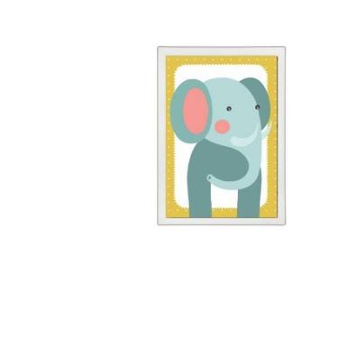 Imagem de Quadro Infantil Safari - Elefantinho 45X34Cm