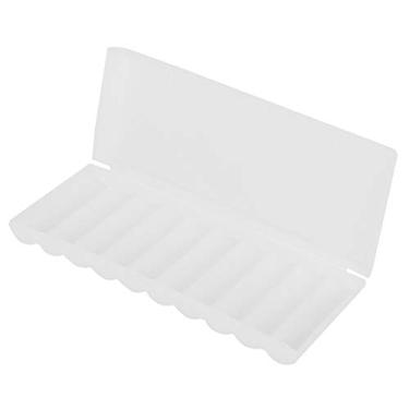 Imagem de Garosa Caixa de Armazenamento de Bateria de 2 Unidades, Recipiente Organizador de Bateria Leve de Plástico à Prova d'água para Baterias, Estojo de Transporte Fácil Com Design Especial Sem Rolamento