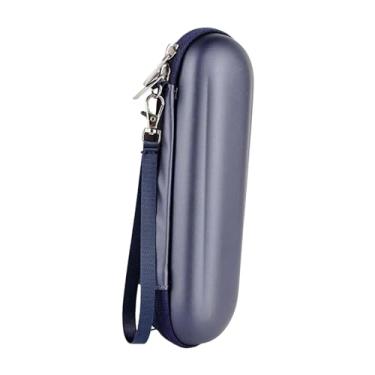 Imagem de oshhni Estojo de viagem para escova de dentes elétrica, bolsa de proteção, impermeável e à poeira, leve e ideal para transportar sua escova de, Azul Escuro