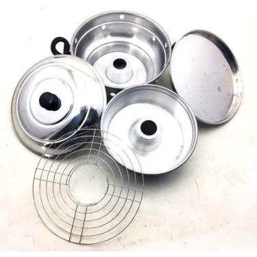 Imagem de Forma de Bolo Vigorosa 5 em 1 Multiuso Craqueada