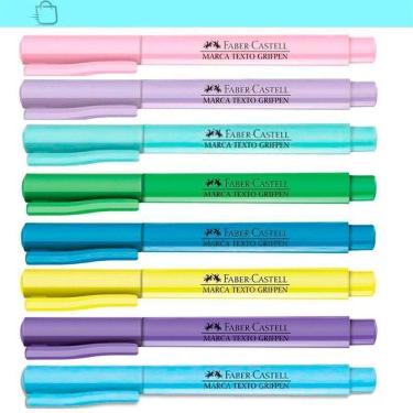 Imagem de Marca Texto Grifpen Faber-Castell 8 Cores