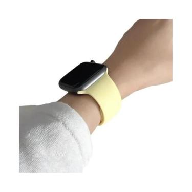 Imagem de Pulseiras De Silicone Para Apple Watch Series 9 8 7 SE Ultra 2 40mm 41