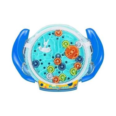 Imagem de Quebra-Cabeça Criativo 3D Labirinto De Engrenagens Com Bola De Equilíb