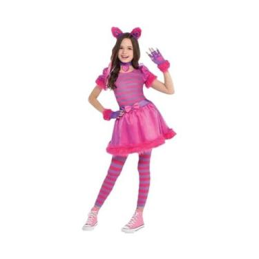 Imagem de Fantasia De Gato De Cheshire Para Meninas, Vestido De Fantasia De Alic