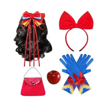 Imagem de Vestido De Halloween Para Meninas, Vestido De Branca De Neve Luxuoso C