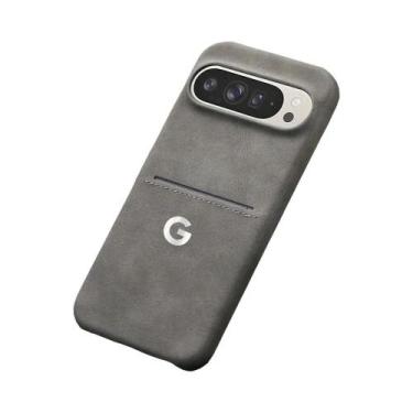Imagem de Capa De Couro Macio Botânico Para Google Pixel, Capa Traseira Protetor