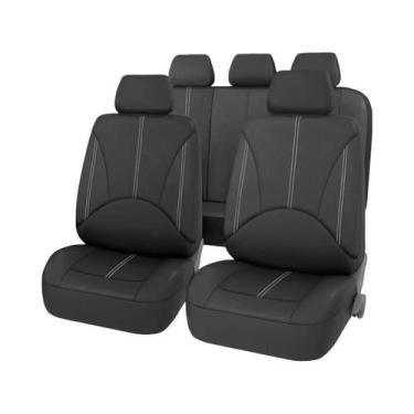 Imagem de Capas De Assento De Carro Em Couro Elástico E Respirável, Ajuste Unive