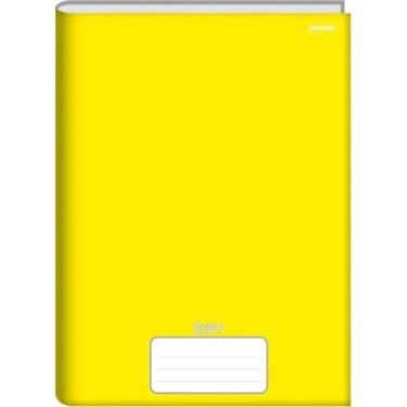 Imagem de Caderno Brochurão Capa Dura Stiff 96 Folhas Amarelo Jandaia