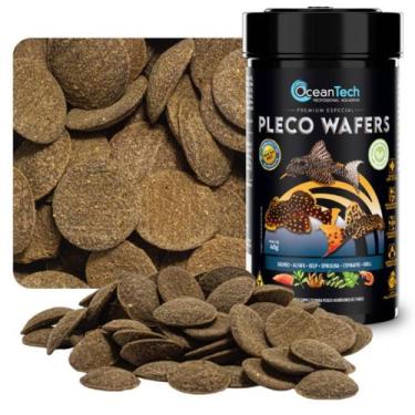 Imagem de Ração Pleco Wafers 44g Peixes Fundo Aquario Cascudo Botia - Tropical