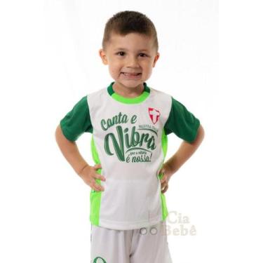 Imagem de Camiseta Infantil Palmeiras Canta e Vibra Oficial - Revedor, Branco, V