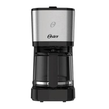 Imagem de Cafeteira Oster Inox Com Jarra De Vidro 1,2 Litros 110V
