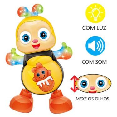 Imagem de Brinquedo Musical Infantil Abelha com Luz LED para Bebês - Abelha Danç