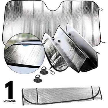 Imagem de Protetor Solar ParaBrisa Dobrável Re34 Snel Home, Quebra Sol Universal