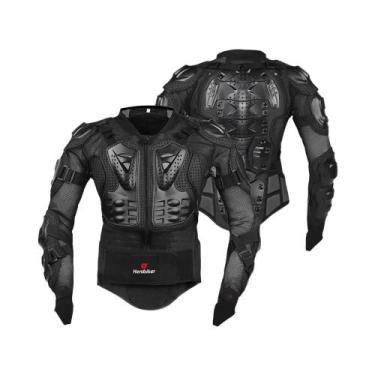 Imagem de Jaqueta De Motocross Com Armadura Protetora Para Peito E Costas Certif
