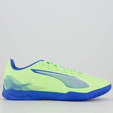 Imagem de Chuteira Puma Ultra 5 Play Futsal Verde e Azul-Masculino