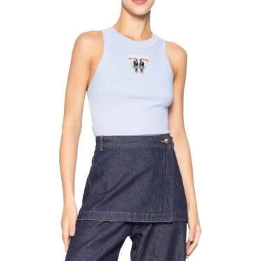Imagem de Regata Cropped Farm Rio Bordada Tucano-Feminino