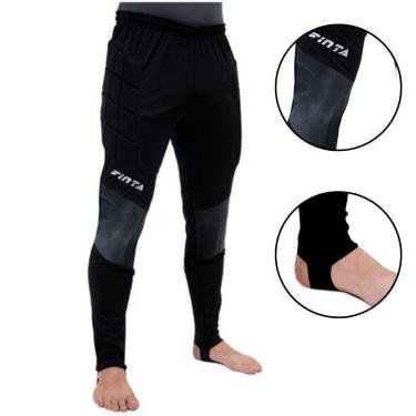 Imagem de Calça Goleiro Profissional Slim Acolchoada Reforçada Finta-Masculino
