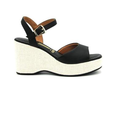 Imagem de Sandalia Vizzano Original 6575.100 Salto Alto Plataforma Feminino, 36,