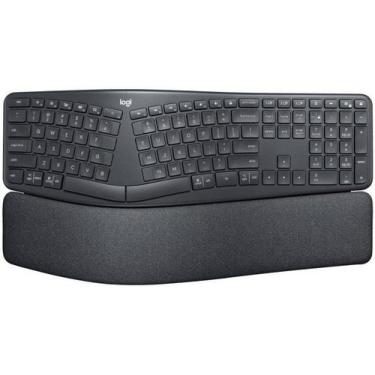 Imagem de Teclado sem fio Logitech ERGO K860 - Windows e Mac., Preto