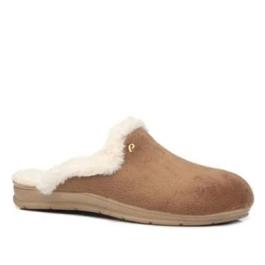 Imagem de Pantufa Feminina Pegada Forrada Lã Sintética Quentinha Conforto Macio,
