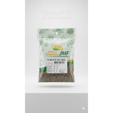 Imagem de Chás e Temperos JMF Semente de Chia 200g Embalagem Selada Qualidade Pr