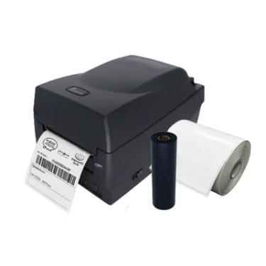 Imagem de Impressora Argox Os-214 Preta Com Ribbon E Etiqueta