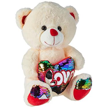 Imagem de Pelúcia Urso com Coração Paete Reversível, BBR Toys