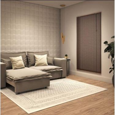 Imagem de Persiana Bambu Rolo Marrom 80 (L) X 160 (A) cm Cortina Madeira Roller 0,80 x 1,60 Marrom