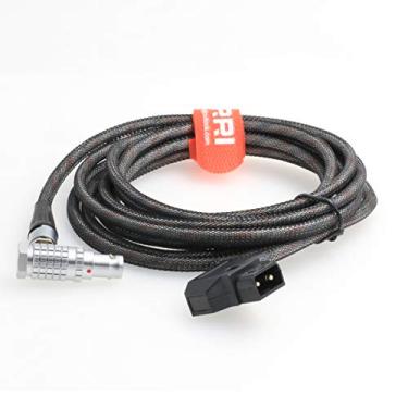 Imagem de DRRI 1B 6 pinos fêmea para cabo de alimentação trançado Dtap para Movi Pro com arma vermelha