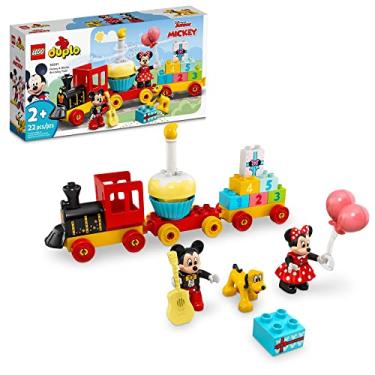Imagem de 10941 LEGO® DUPLO® ǀ Disney O Trem de Aniversário do Mickey e da Minnie; Brinquedo de Construção (22 peças)