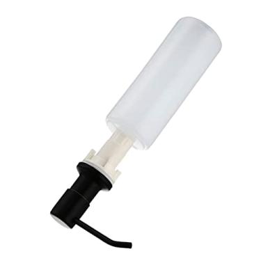 Imagem de Dispensador de Sabonete para Cozinha Dispensador de Bomba de Sabonete Portátil 300ml Reutilizável Destacável Dispensador de Sabonete para Locais Públicos Domésticos (Preto)