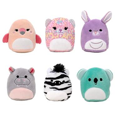 Imagem de Squishville Mystery Mini-Squishmallows Plush - Wildlife Squad - Six 2-Inch Mini Plush Characters - Includes Michaela and Kiki Plus Four Mystery Figures - Irresistibly Soft, Colorful Plush