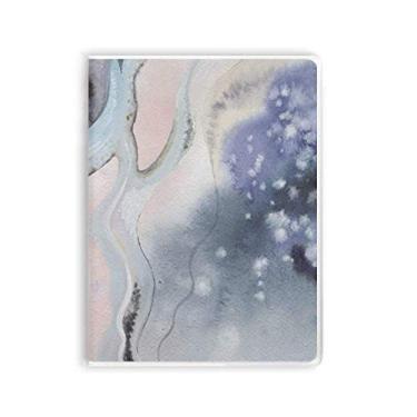 Imagem de Caderno de sombreamento em aquarela abstrata com capa de goma Diário