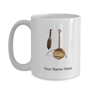 Imagem de Caneca musical antiga personalizada – Caneca de café para amantes musicais antigos – Caneca de café de 425 g