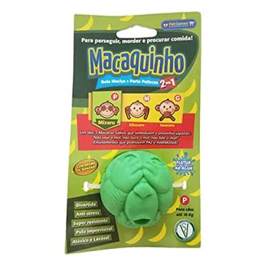 Imagem de Brinquedos Para Cachorro Bola Porta Petisco Macaquinho P